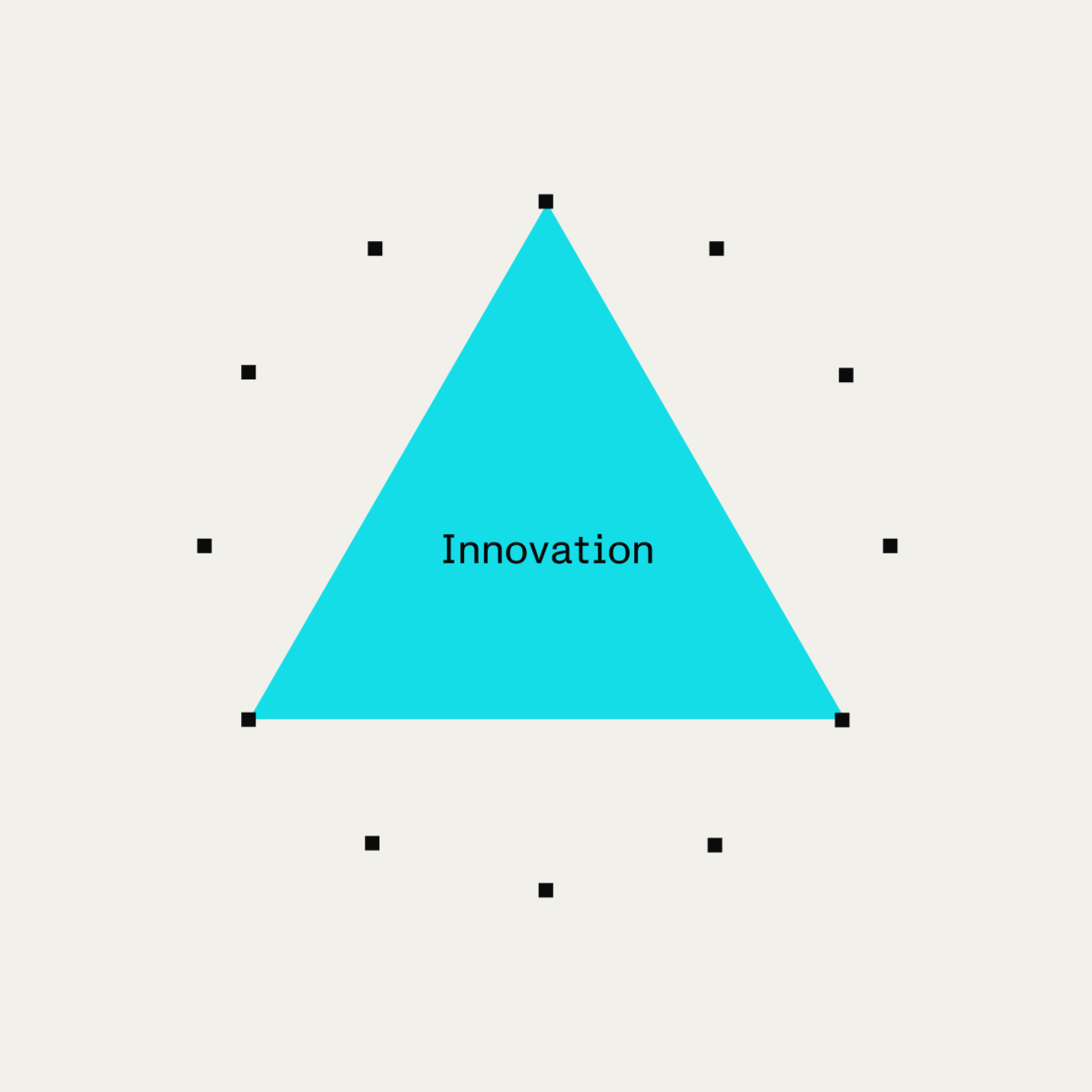 A blue triangle labeled 